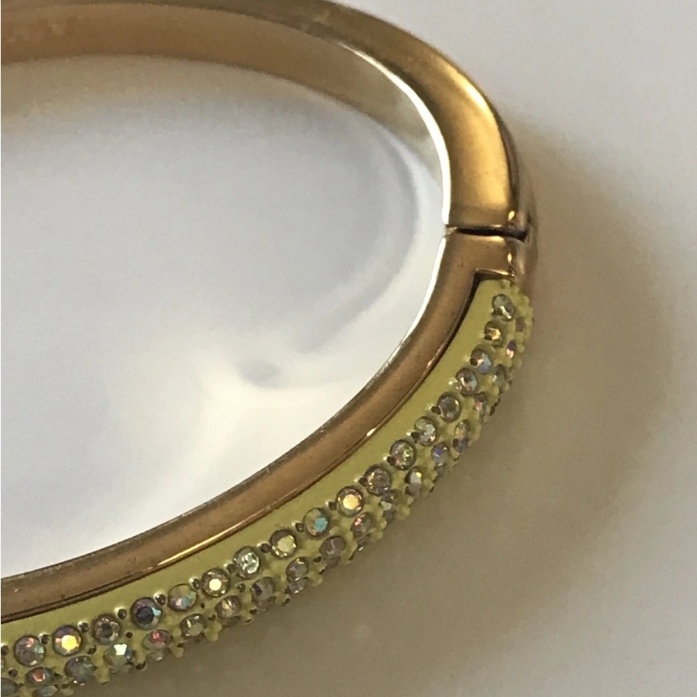 J.Crew J Crew Neon Pave sparkle Hinged Bracelet 1590 - Picture 7 of 8
